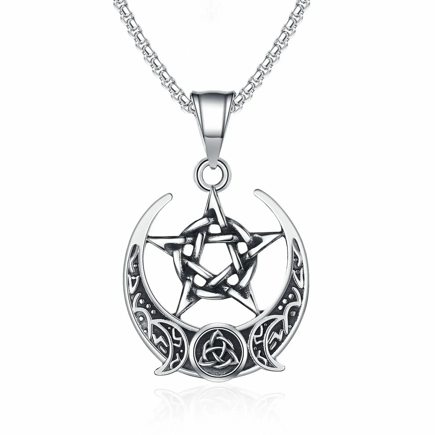 Star of David Heart Pendant