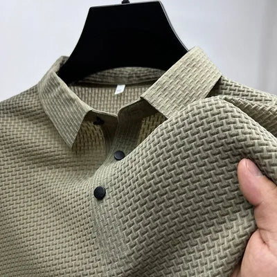 Men’s Summer Ice Silk Polo Shirt