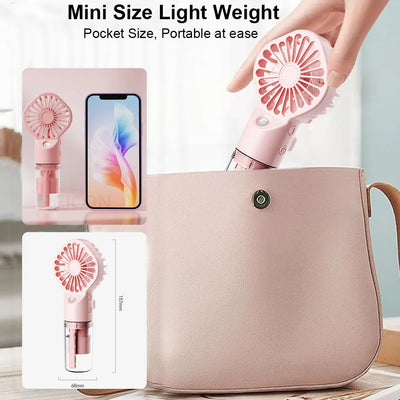 Portable USB Mist Humidifier Fan