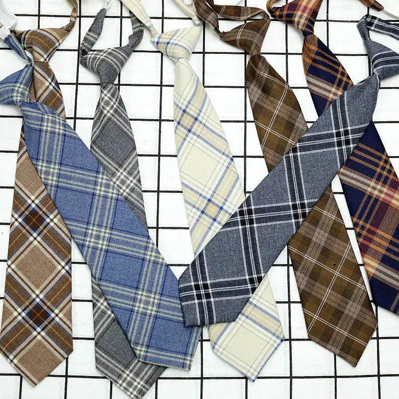 Plaid JK Uniform Tie
