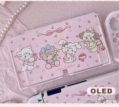 Pink Protective Switch Case