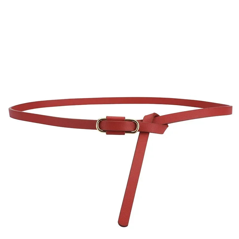 Ultra‑Thin PU Waist Belt