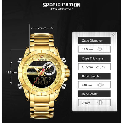 NAVIFORCE Luxury Sport Watch