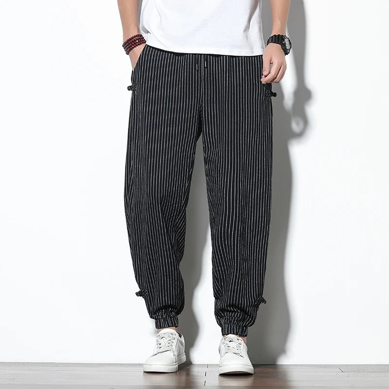Men’s Striped Harem Pants