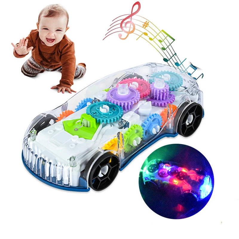 Electric Police Car Toy for Kids