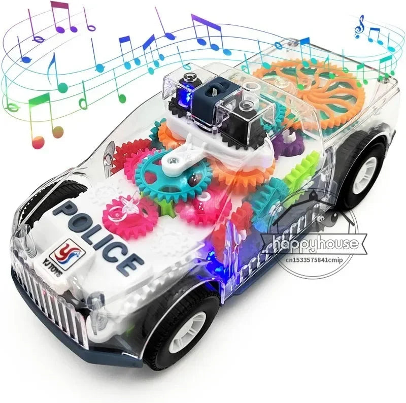 Electric Police Car Toy for Kids