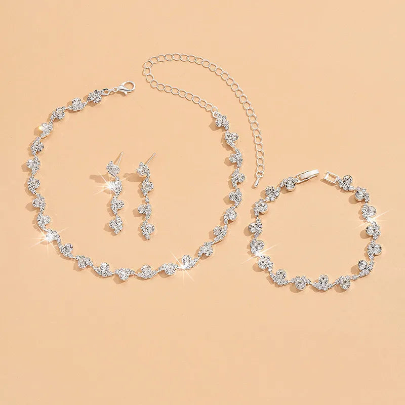 Shining Crystal Bridal Jewelry Set