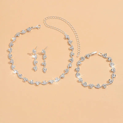 Shining Crystal Bridal Jewelry Set