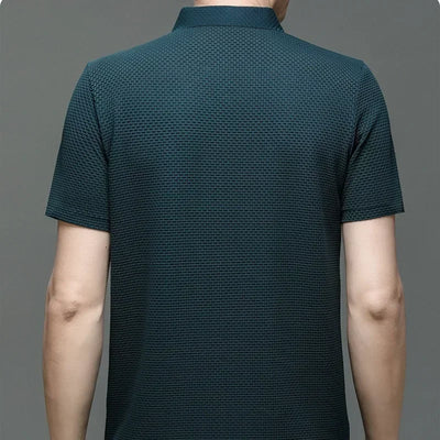 Men’s Summer Ice Silk Polo Shirt