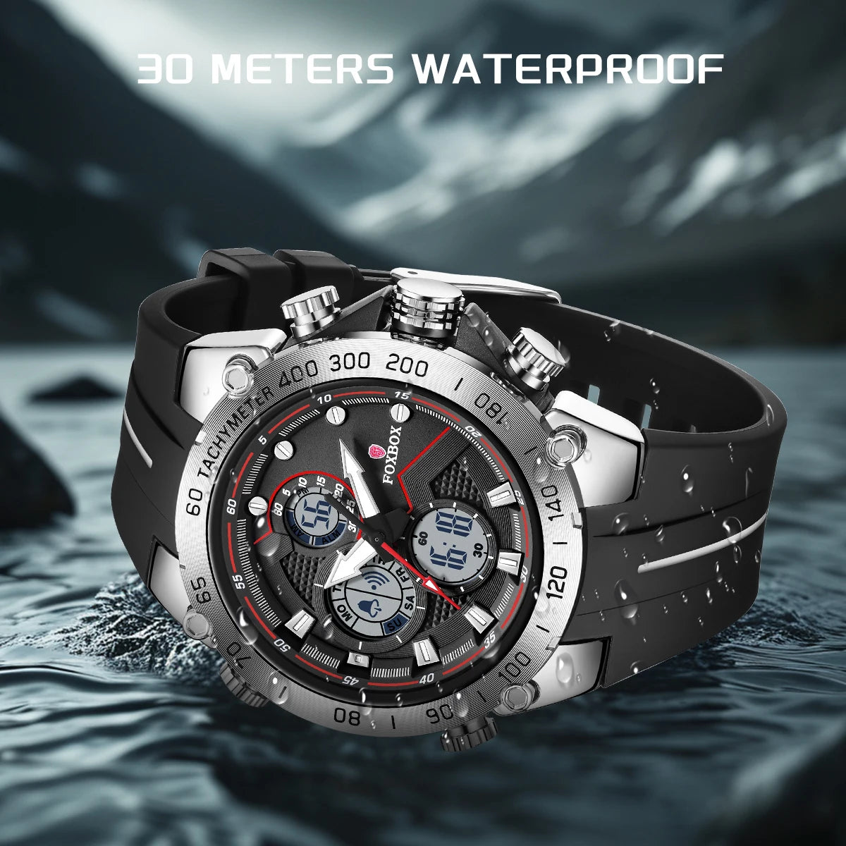LIGE Luxury LED Sports Watch