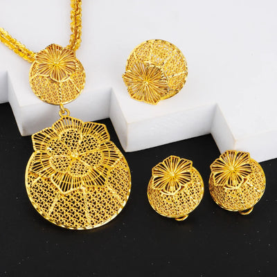 Dubai Gold Jewelry Set