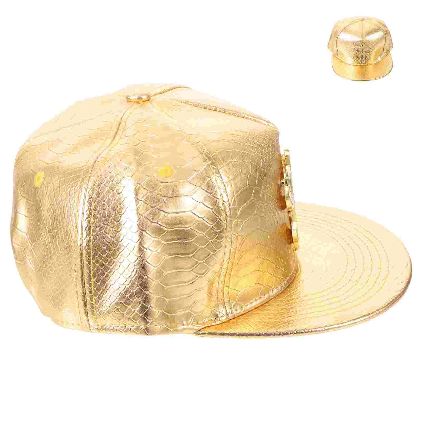 Gold Rhinestone Dollar Sign Cap