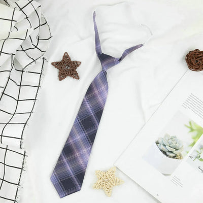 Plaid JK Uniform Tie