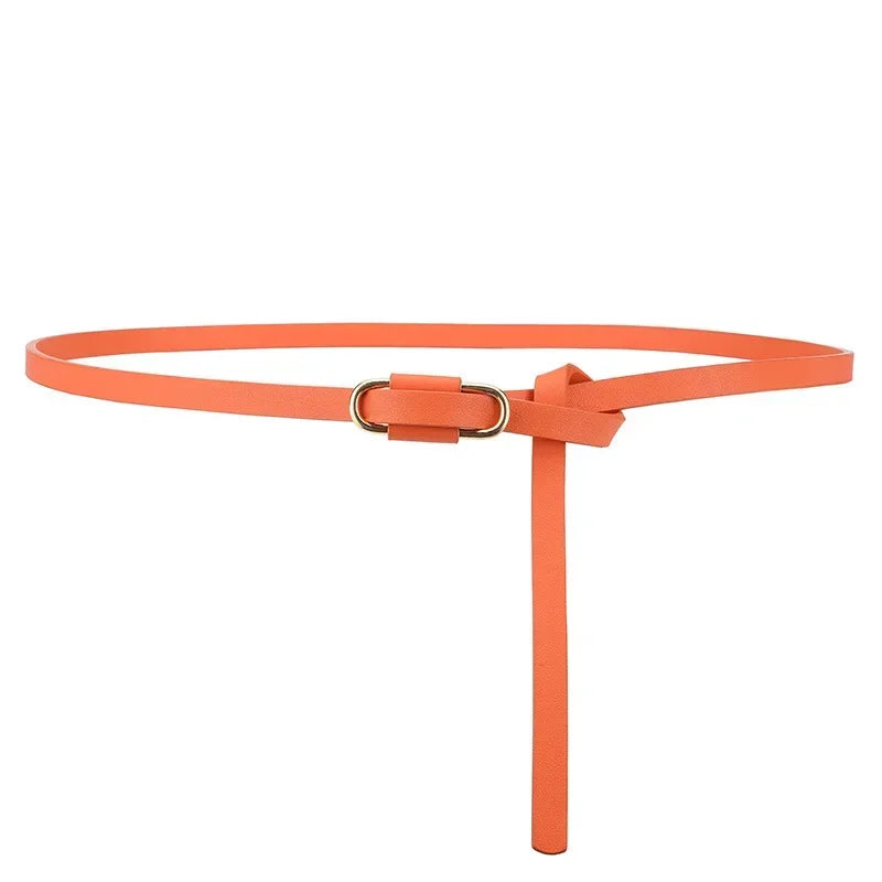 Ultra‑Thin PU Waist Belt