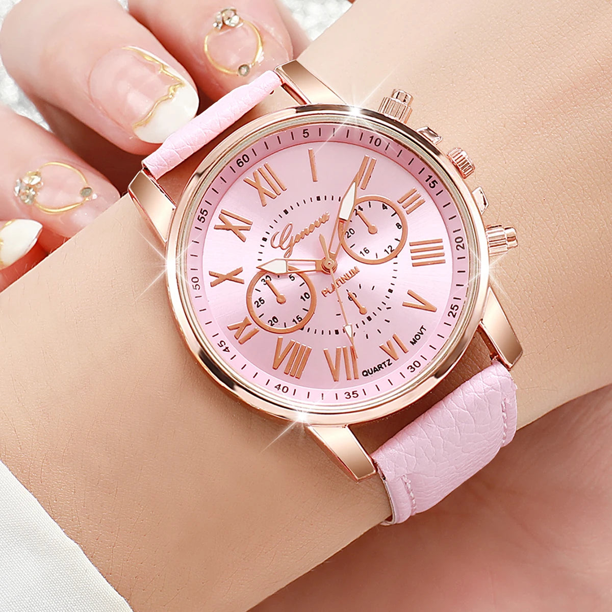 5PCS Women’s Quartz Watches Set