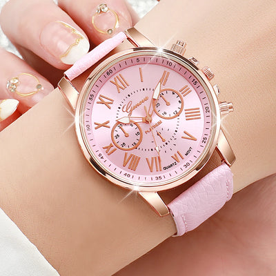 5PCS Women’s Quartz Watches Set