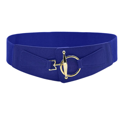 Women’s PU Elastic Waistband Belt