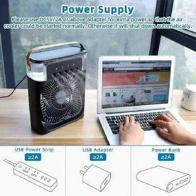 3-in-1 USB Humidifier Fan