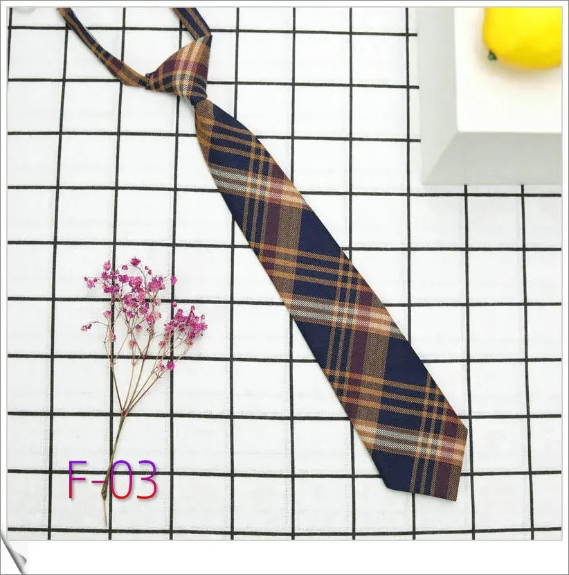 Plaid JK Uniform Tie