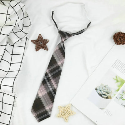 Plaid JK Uniform Tie