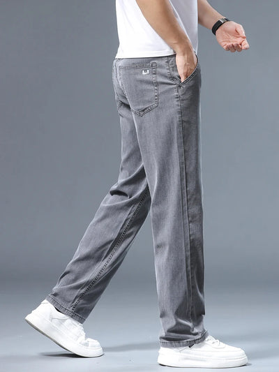 Men’s Thin Straight Jeans