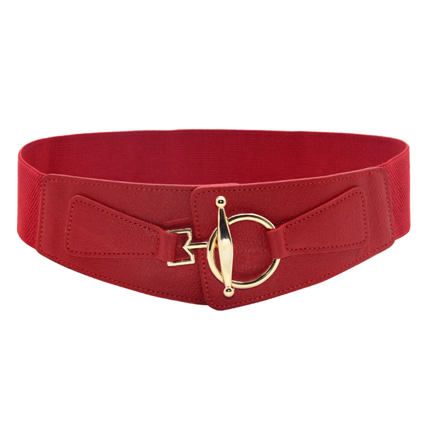 Women’s PU Elastic Waistband Belt