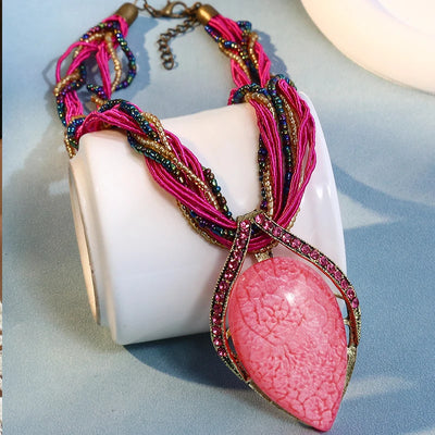 Bohemian Multilayer Beaded Necklace