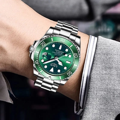 LIGE Luxury 30ATM Diver Watch