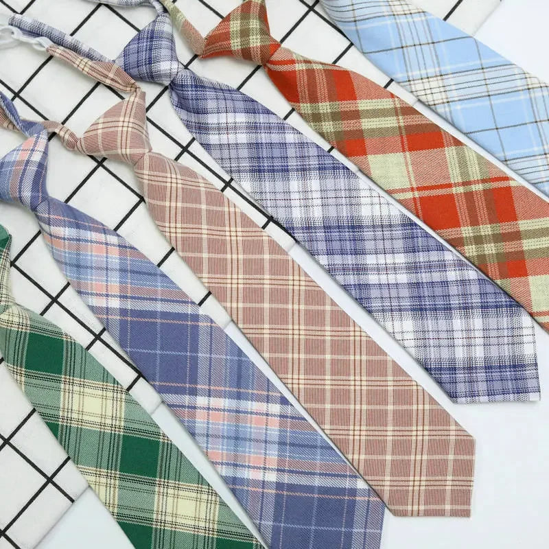 Plaid JK Uniform Tie
