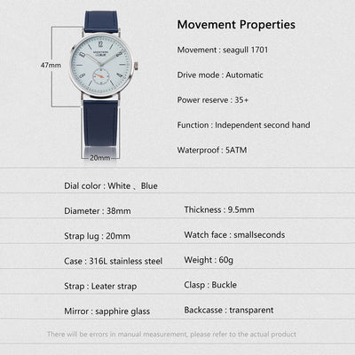 SEESTERN  Ultra-Thin Automatic Watch