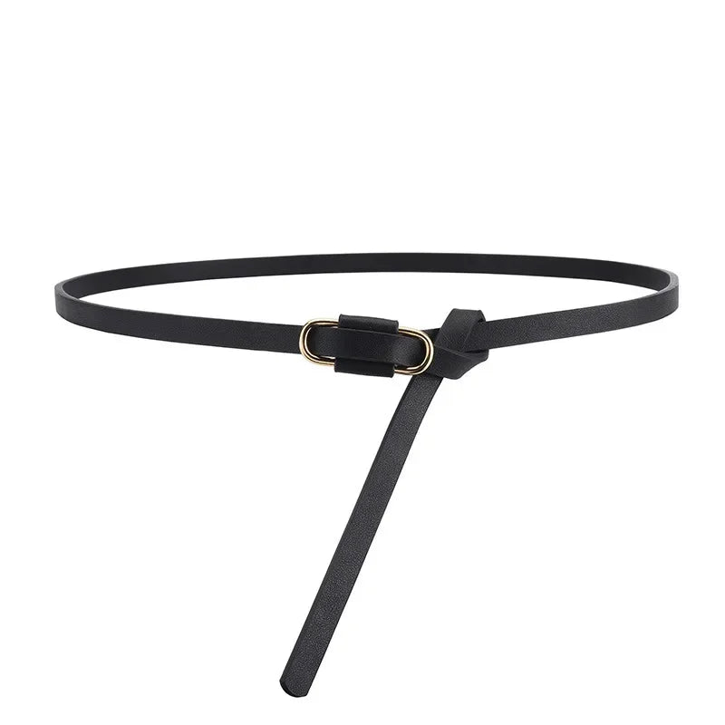 Ultra‑Thin PU Waist Belt