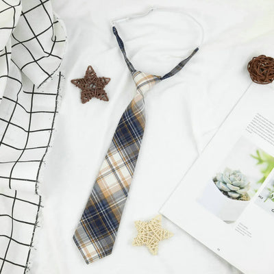Plaid JK Uniform Tie