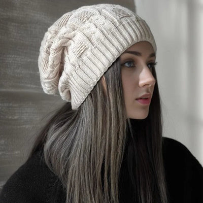Winter Double Layer Knit Beanie