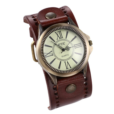 Retro Roman Numeral Quartz Watch
