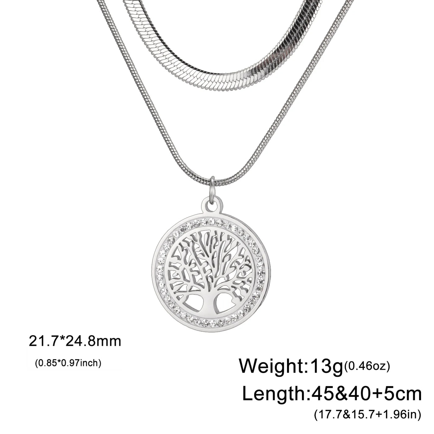 Jewish Tree of Life Necklace