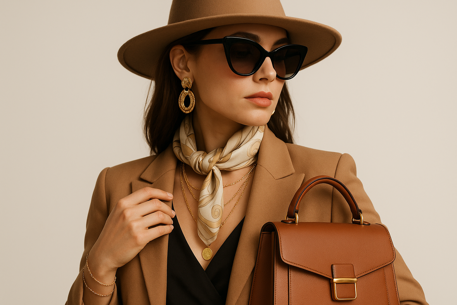 image of a women wearing apparel accessories